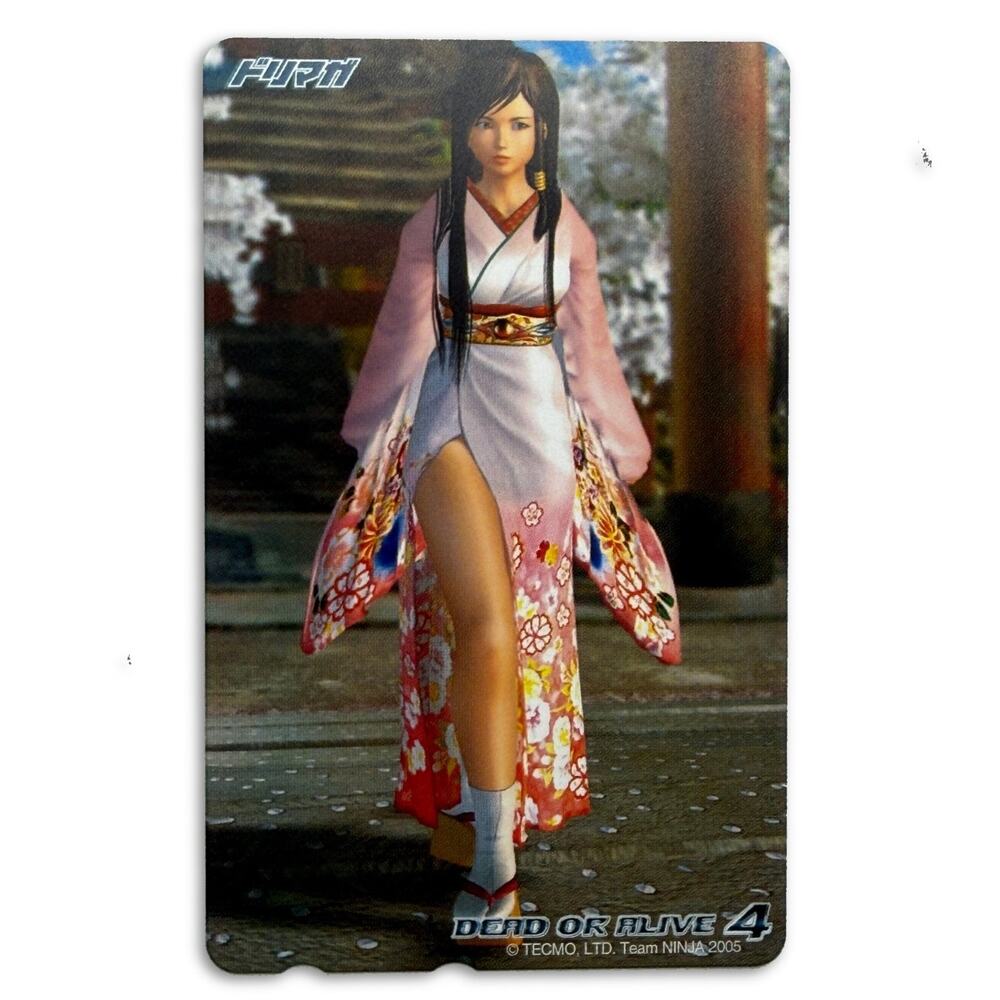 Dead or Alive 4 Kimono Character Dreamcast Magazine Telephone Card